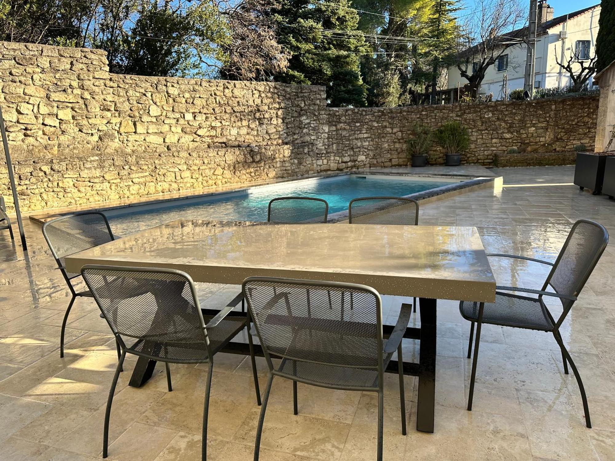Appartement Avec Piscine Privee Dans Residence Pour 6 Personnes Uzes Exterior photo